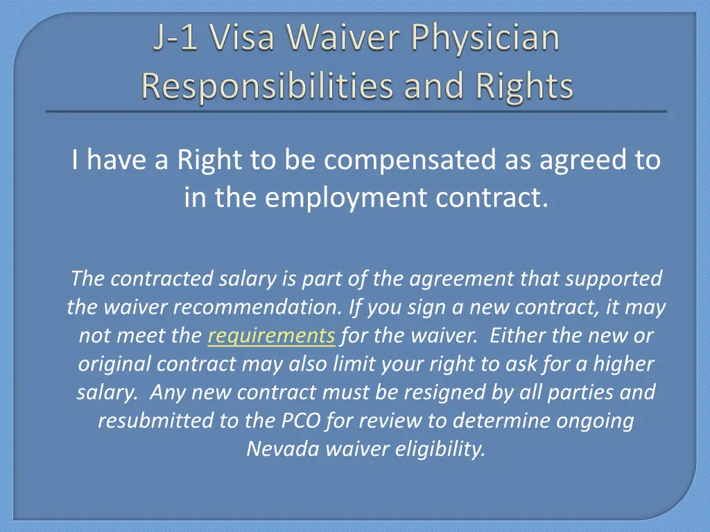 i have a right to be compensated as agreed