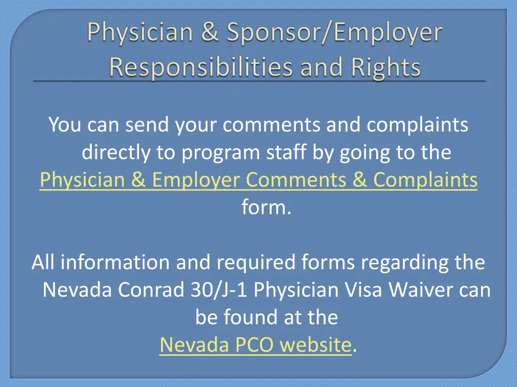 you can send your comments and complaints