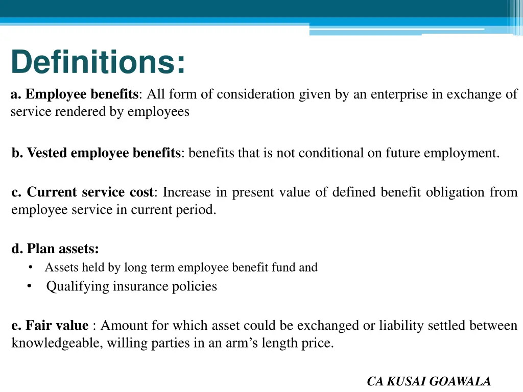 definitions a employee benefits all form