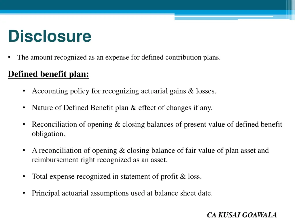 disclosure