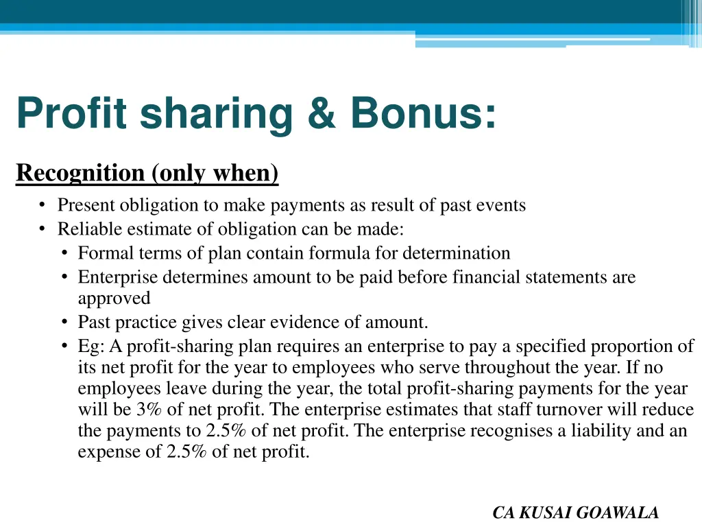 profit sharing bonus