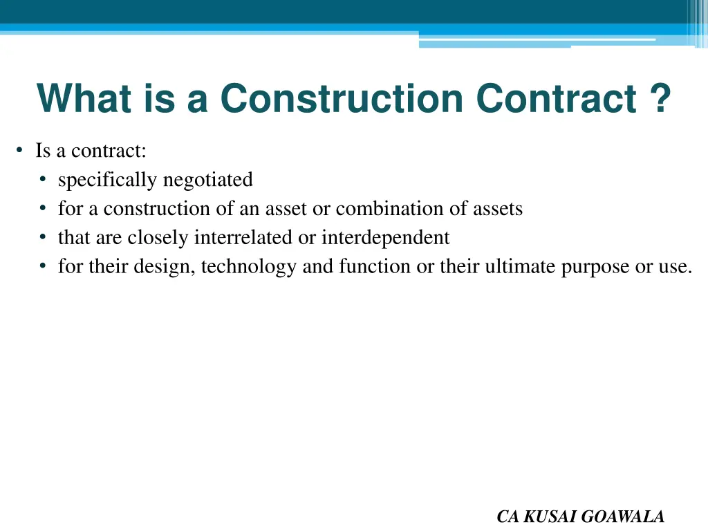 what is a construction contract
