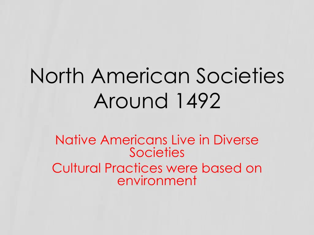 north american societies around 1492