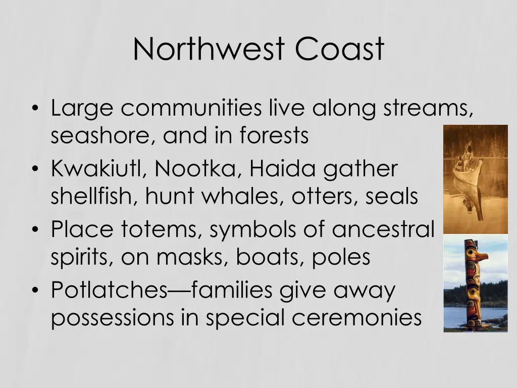 northwest coast