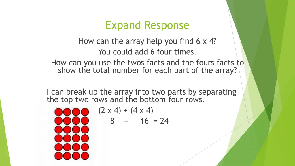 expand response