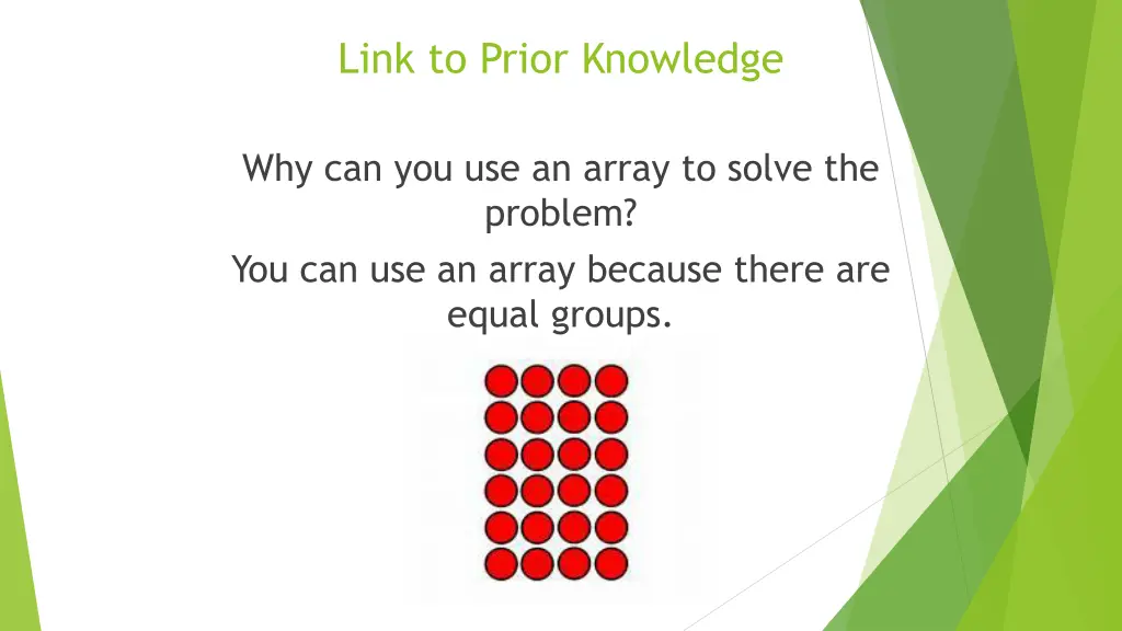 link to prior knowledge