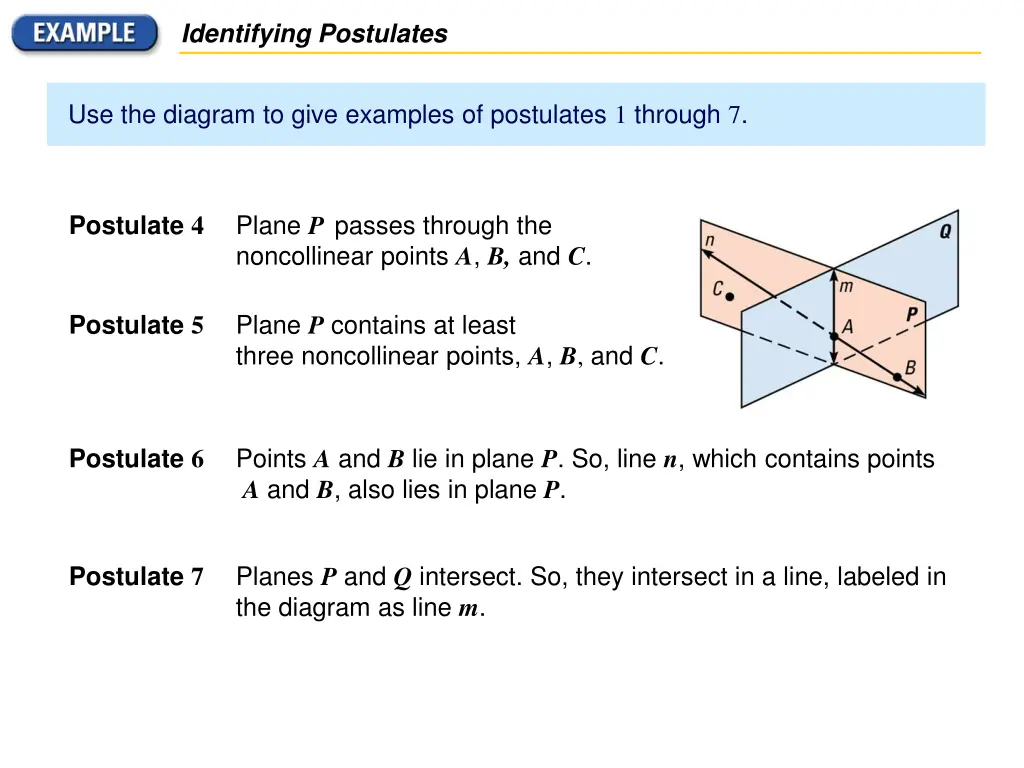 identifying postulates 1