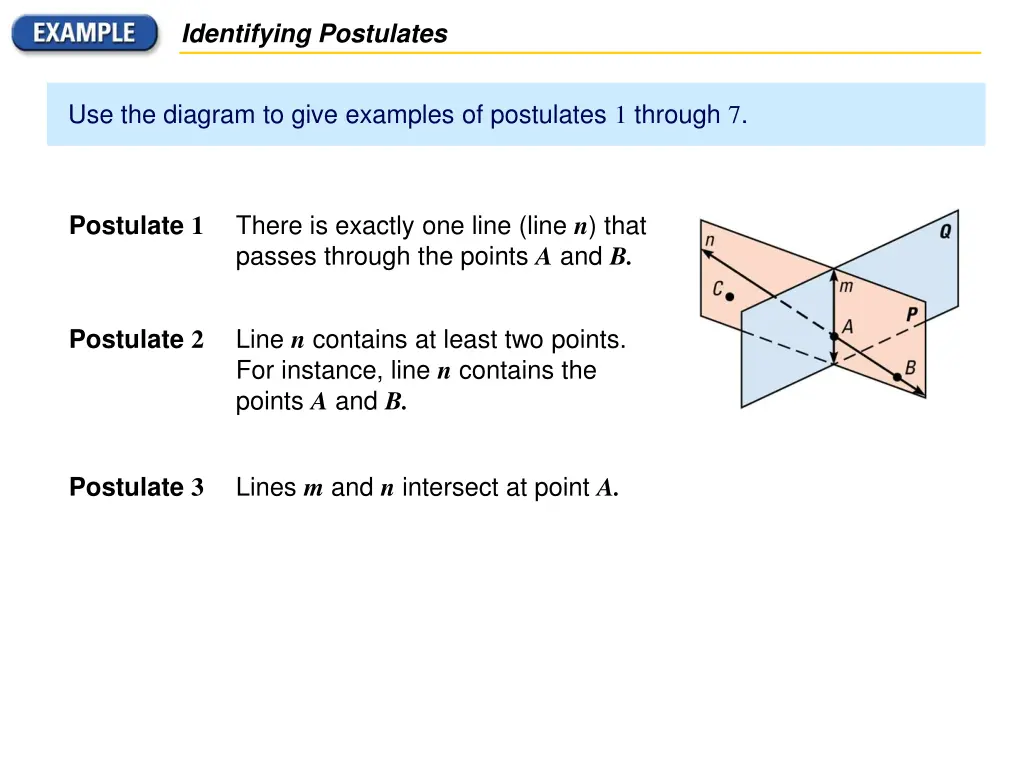 identifying postulates