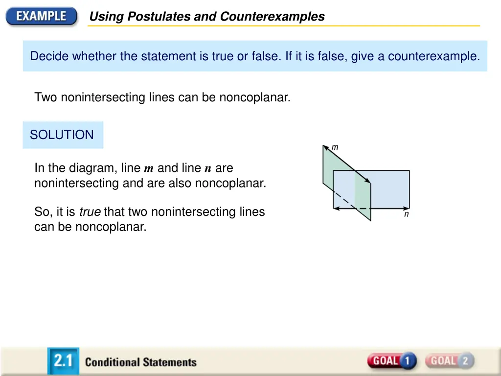 using postulates and counterexamples 2