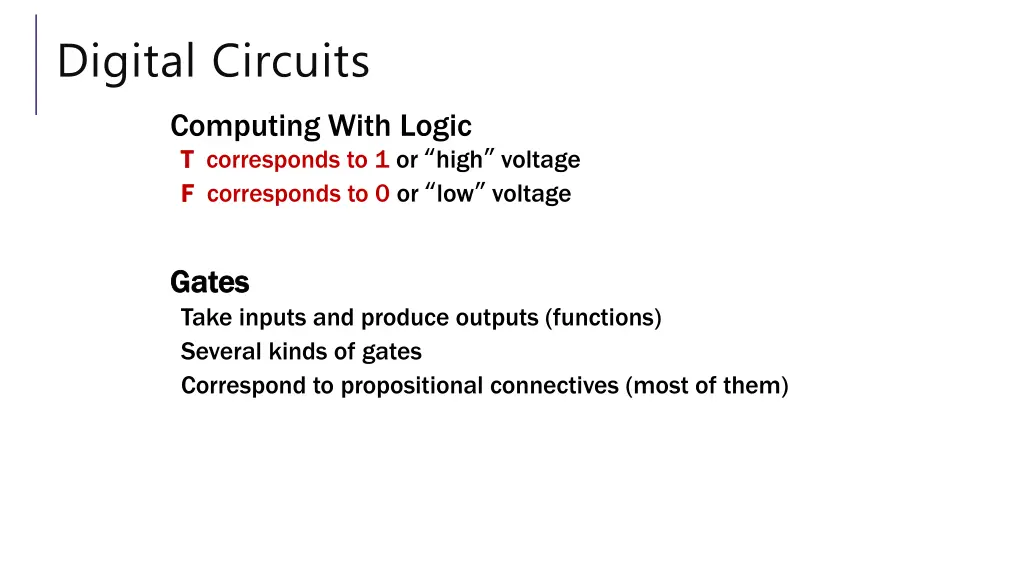 digital circuits