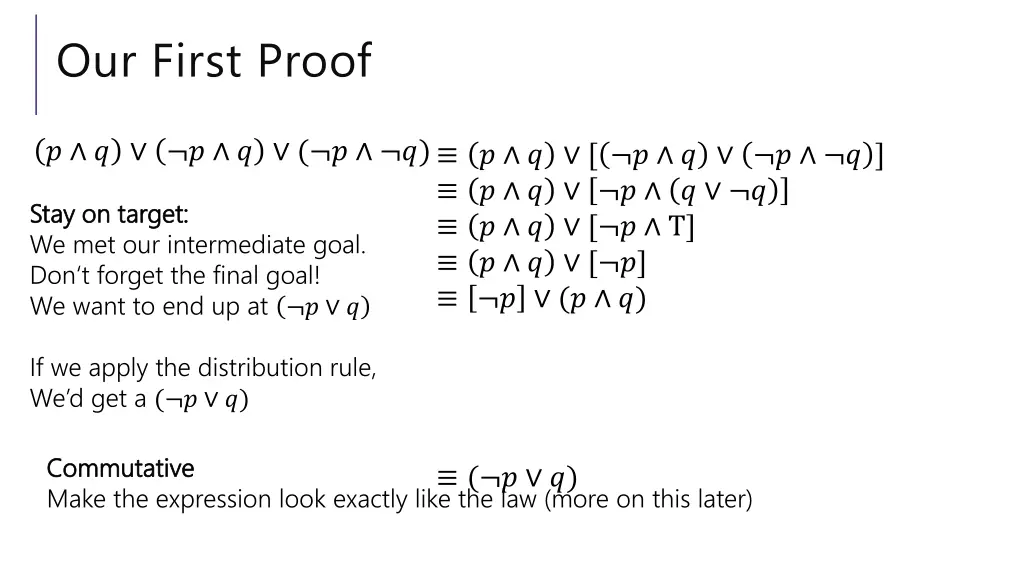 our first proof 10