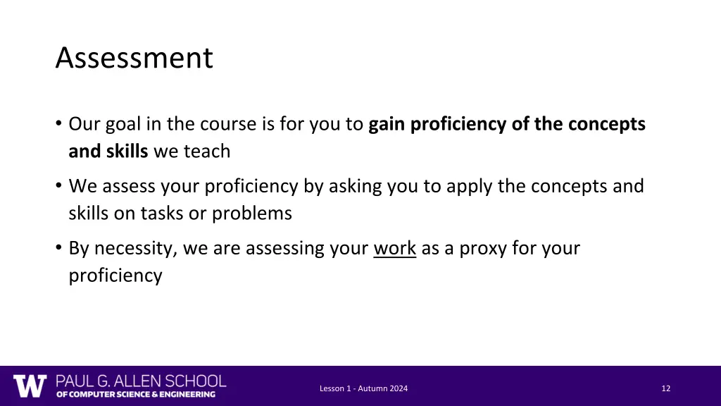 assessment
