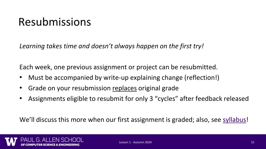 resubmissions