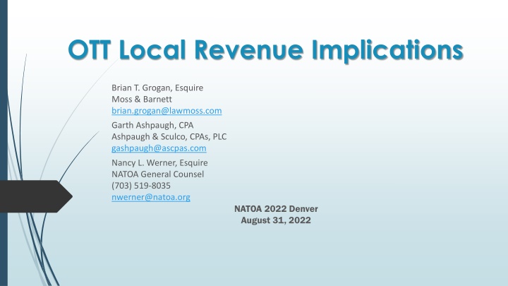 ott local revenue implications