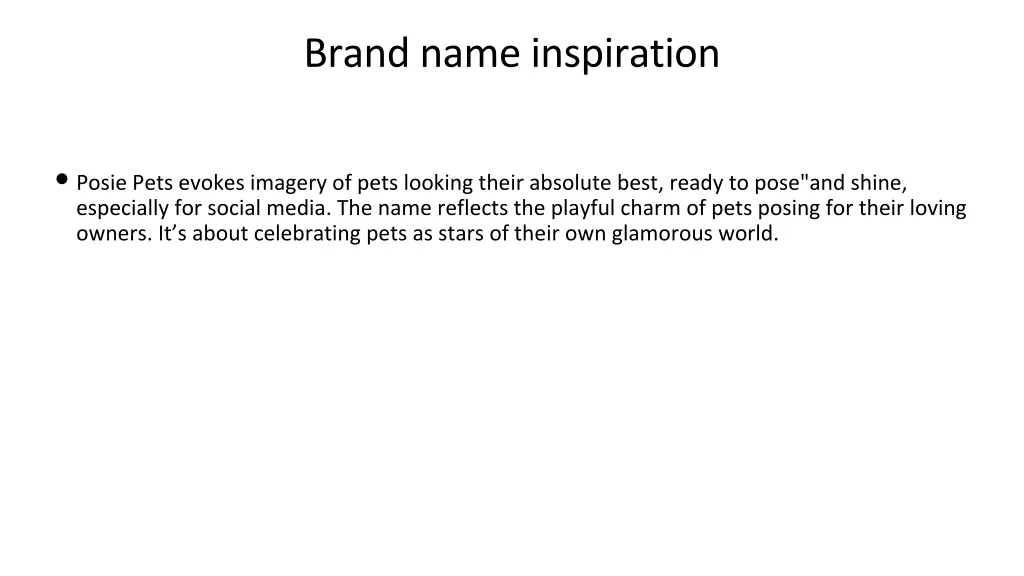 brand name inspiration