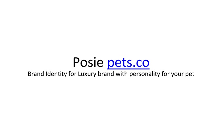 posie pets co