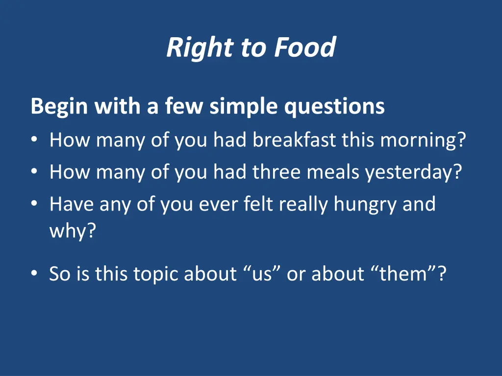right to food 1
