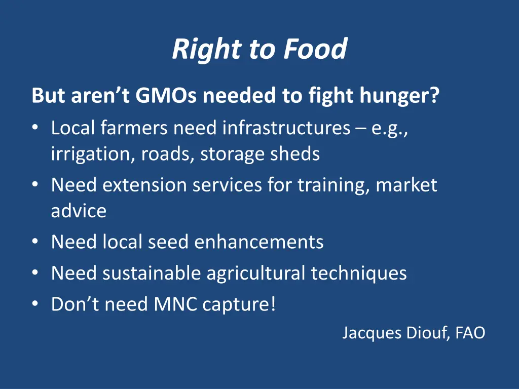 right to food 17
