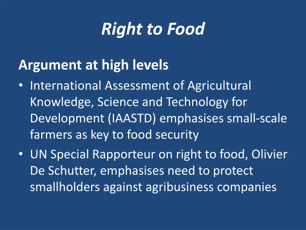 right to food 18