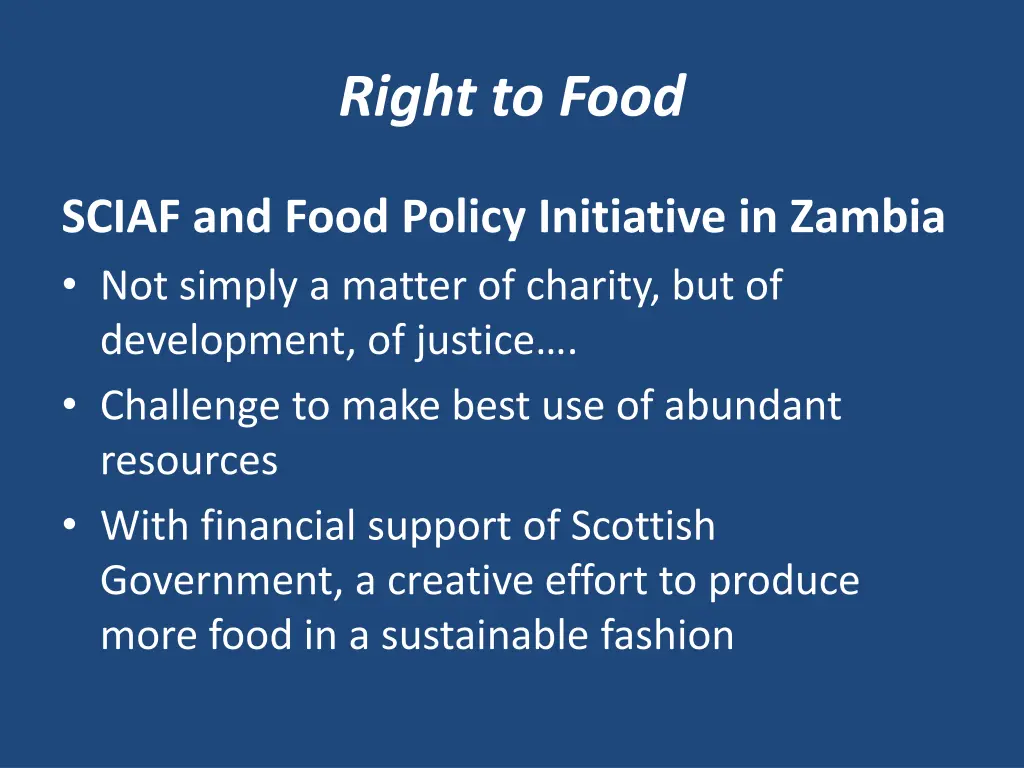 right to food 19