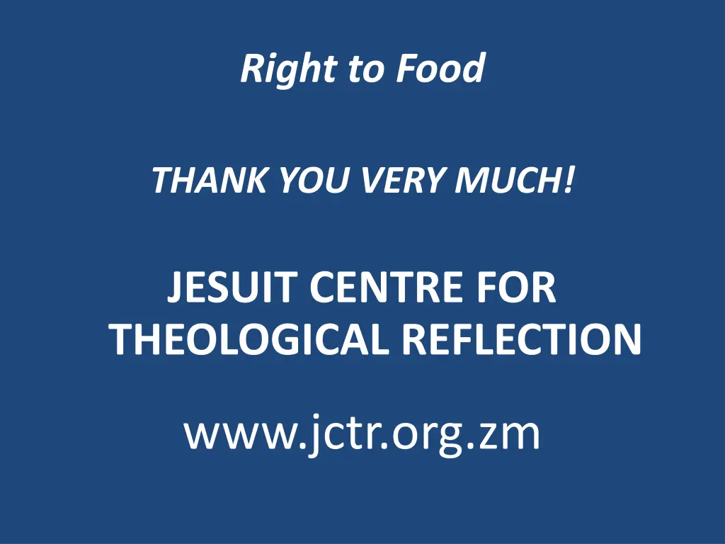 right to food 23