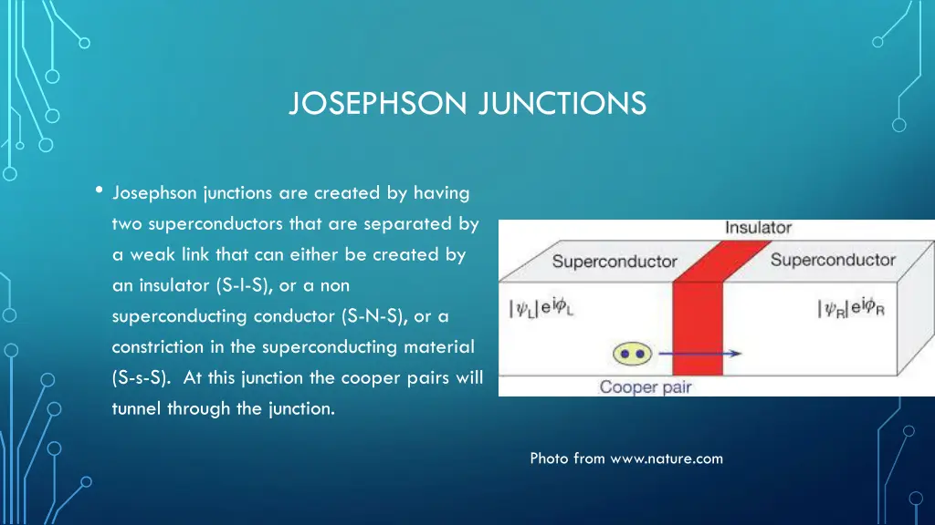 josephson junctions