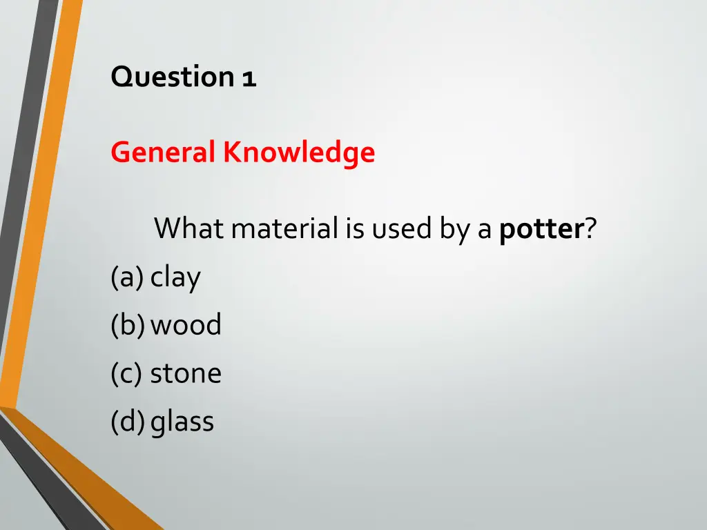 question 1
