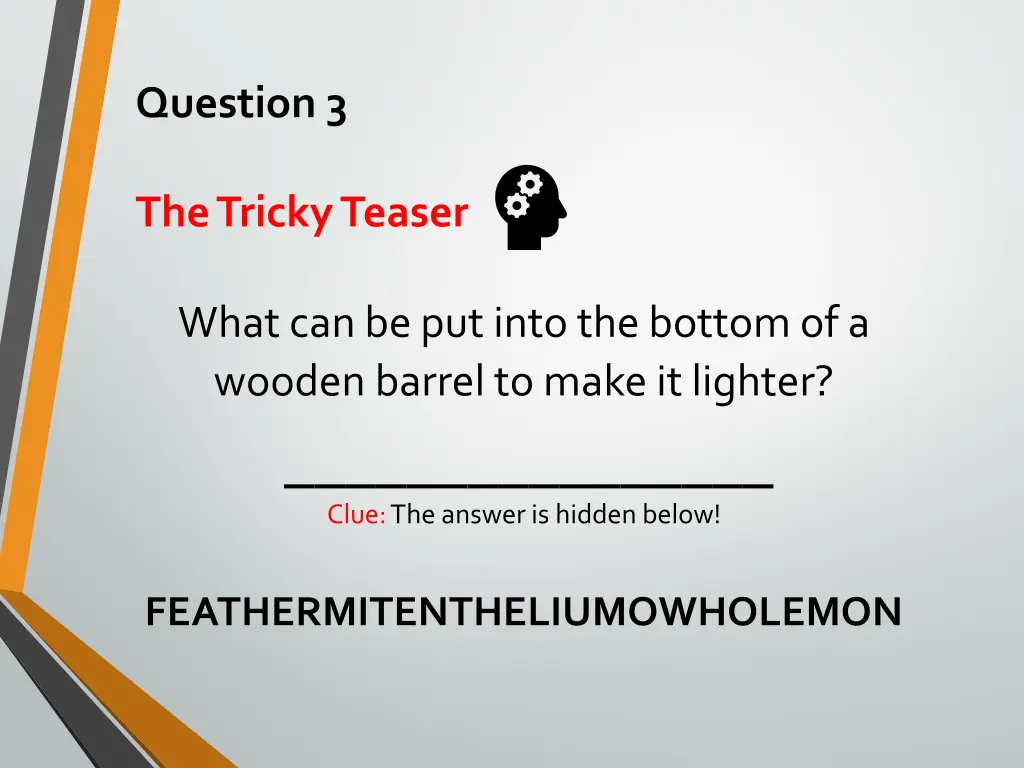 question 3