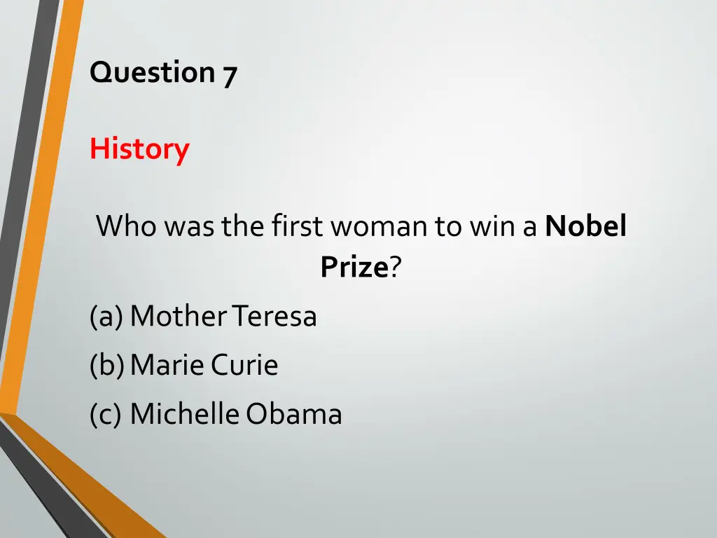 question 7