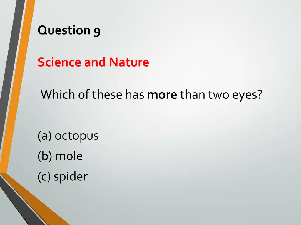 question 9