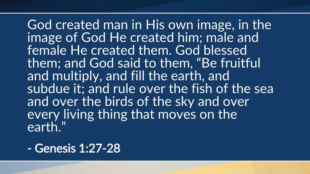 god created man in his own image in the image