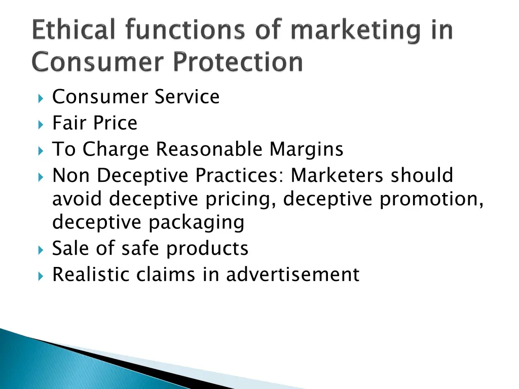 consumer service fair price to charge reasonable