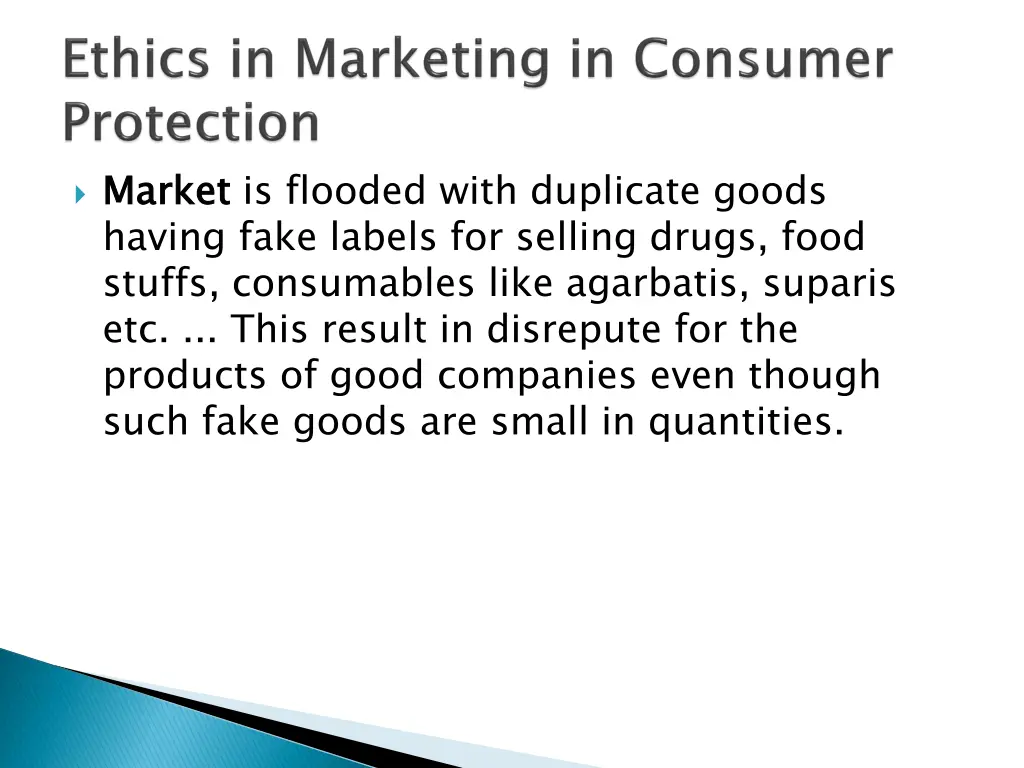 market having fake labels for selling drugs food