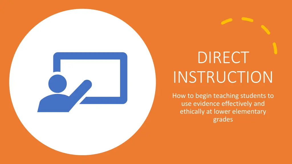 direct instruction