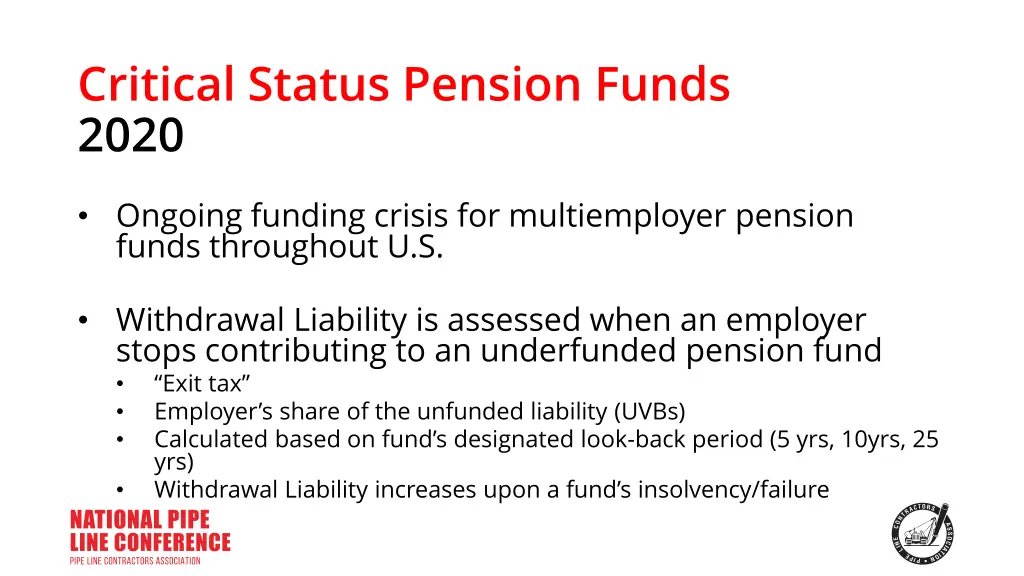 critical status pension funds 2020 1