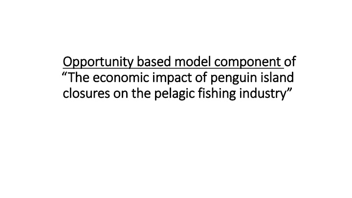 opportunity based model component opportunity
