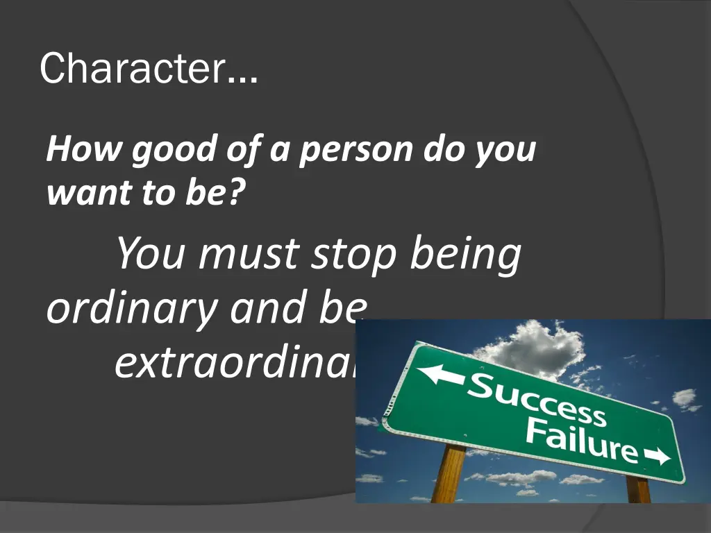 character