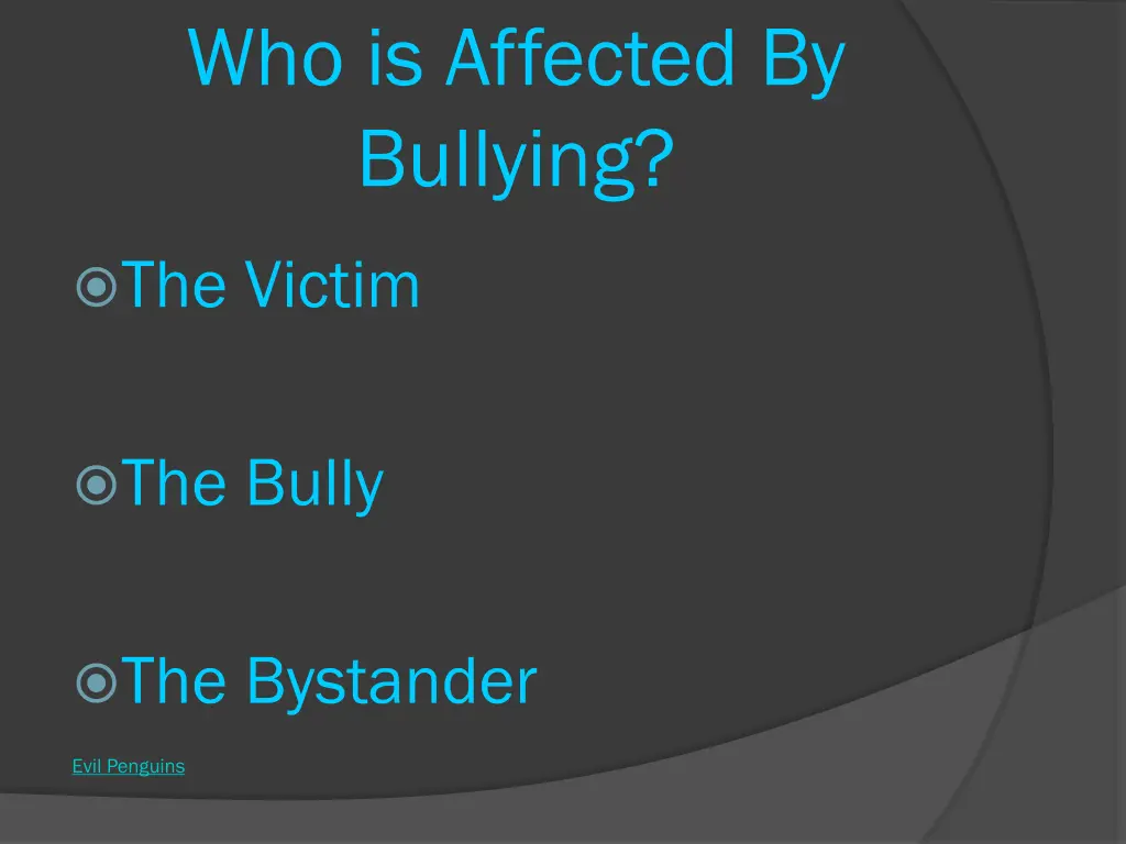 who is affected by bullying