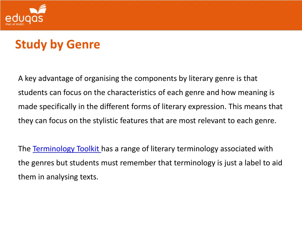 study by genre