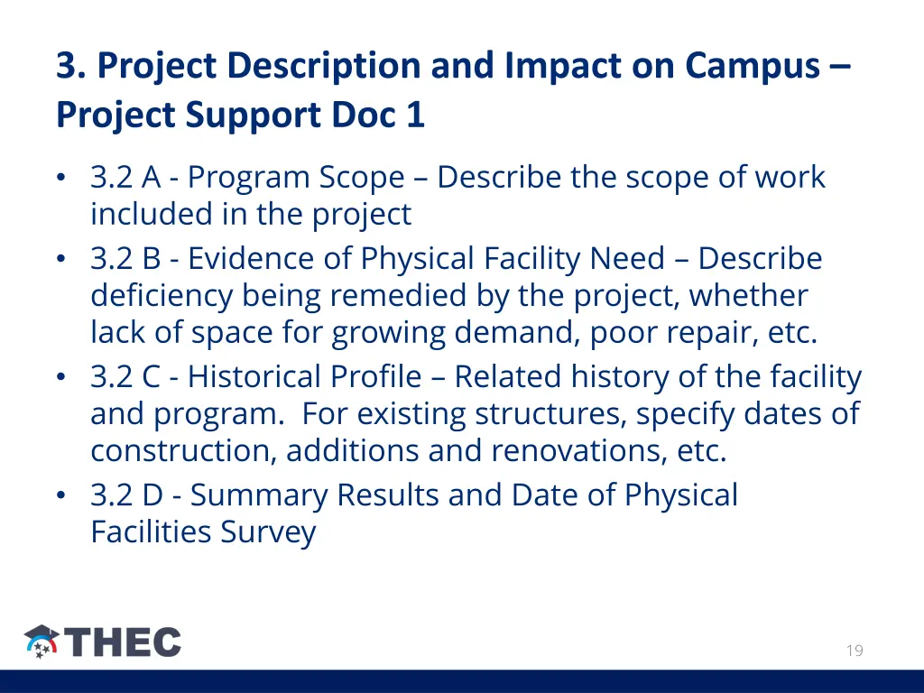 3 project description and impact on campus 2