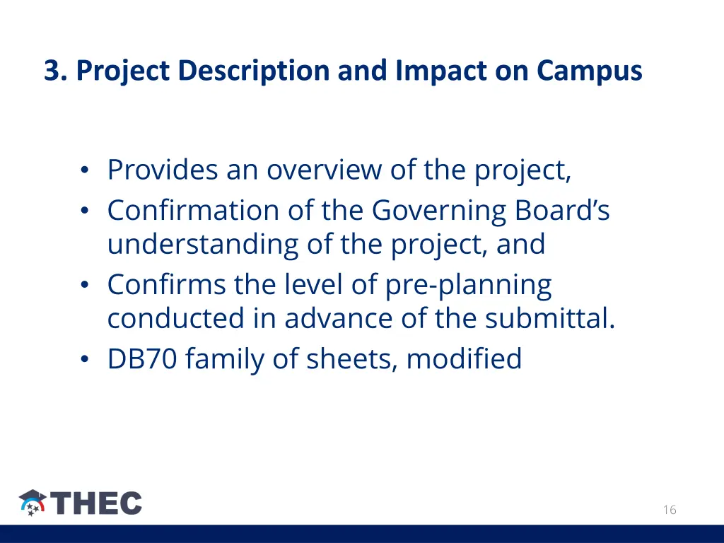 3 project description and impact on campus