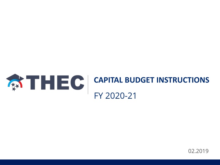 capital budget instructions