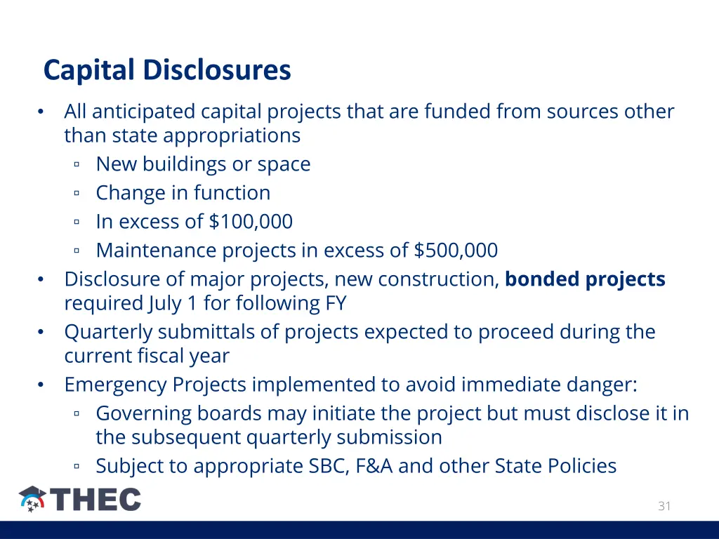 capital disclosures all anticipated capital