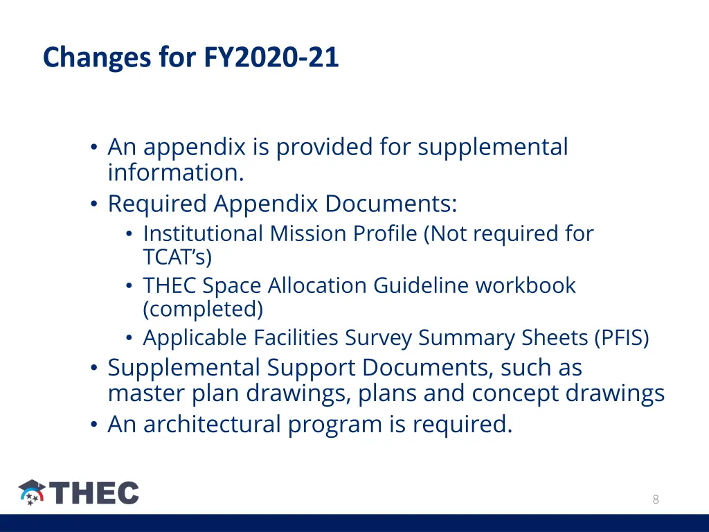 changes for fy2020 21 1