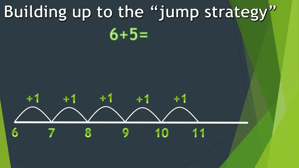 building up to the jump strategy 6 5
