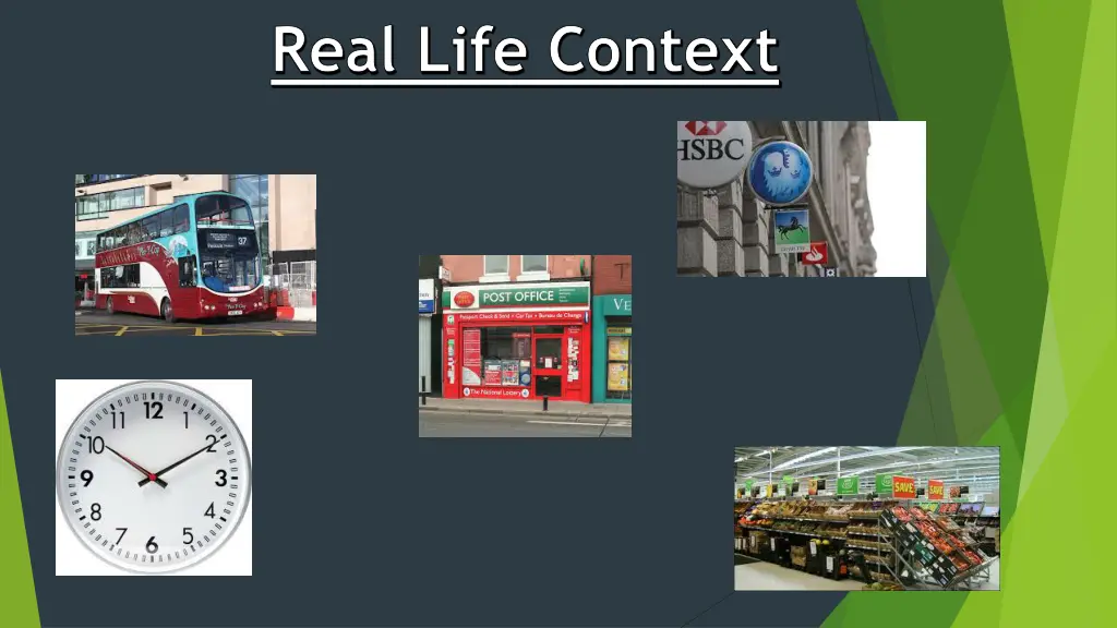 real life context