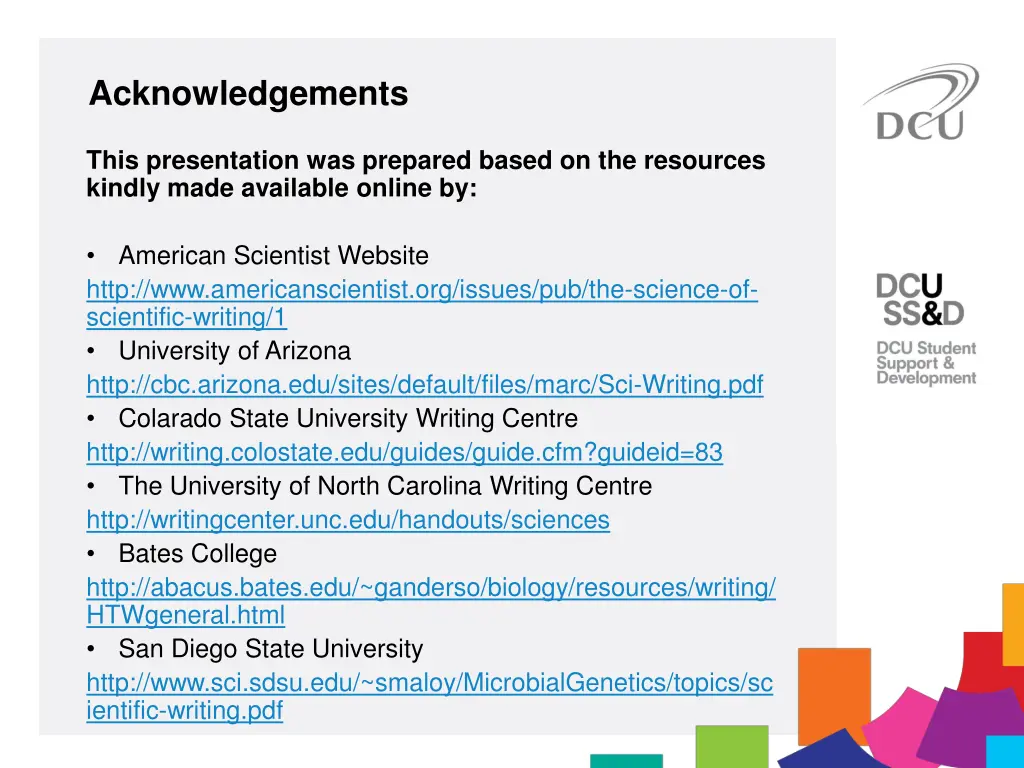 acknowledgements