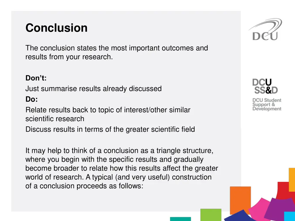 conclusion