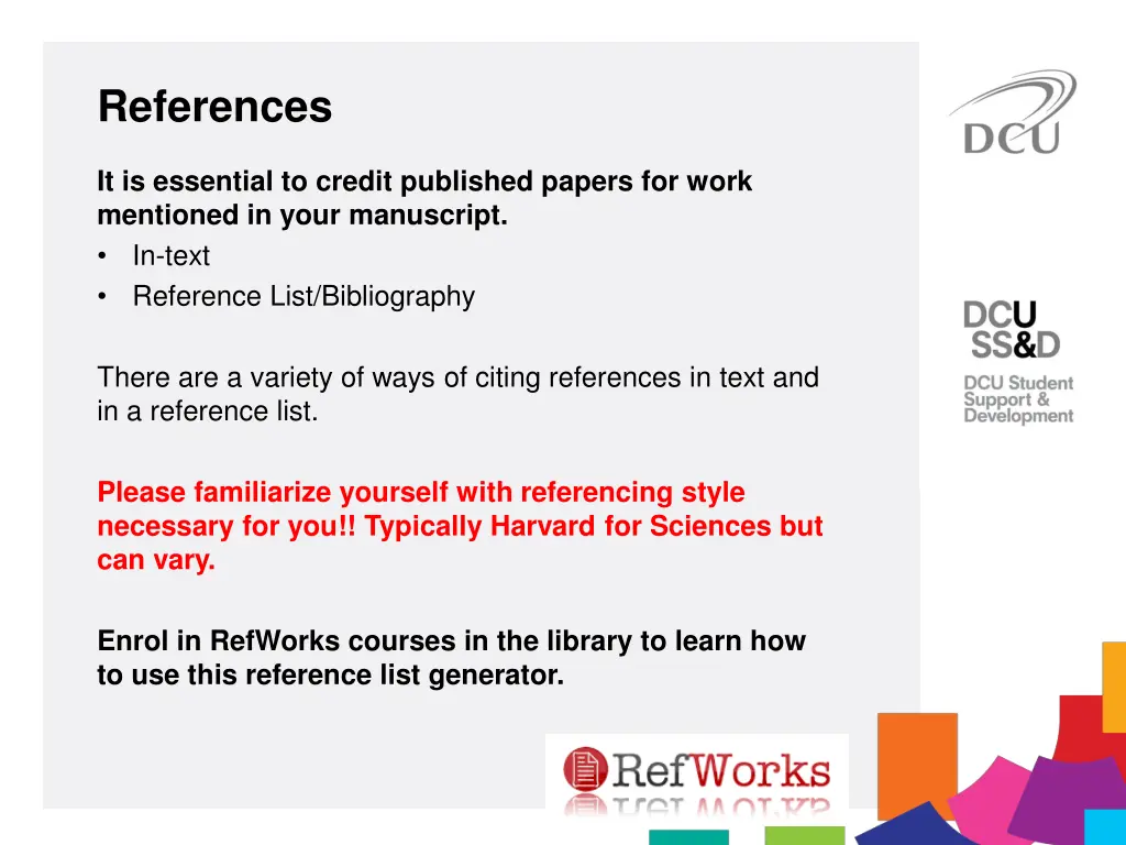 references