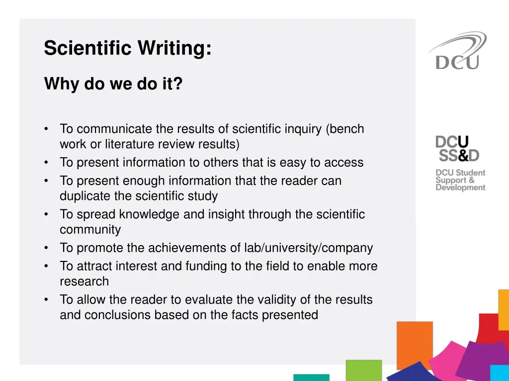 scientific writing 1